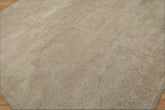 Mikaeel 8x10 Hand Tufted Hand Made 100% Wool Transitional Oriental Area Rug Mint, Gray Color